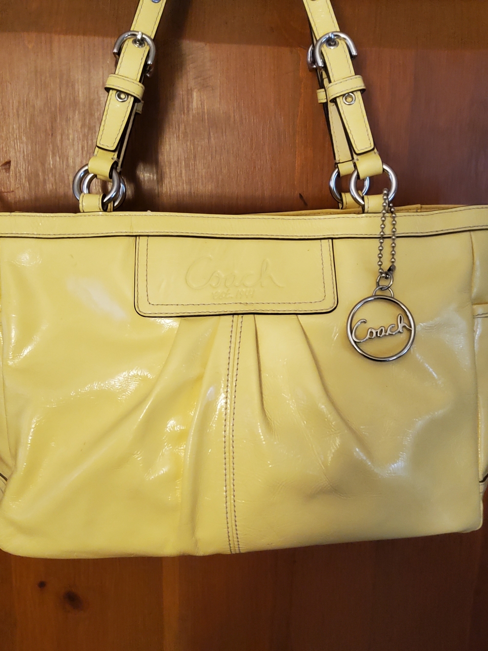 Coach Peyton Leather Gallery Tote F13761 GUC - Picture 16 of 16